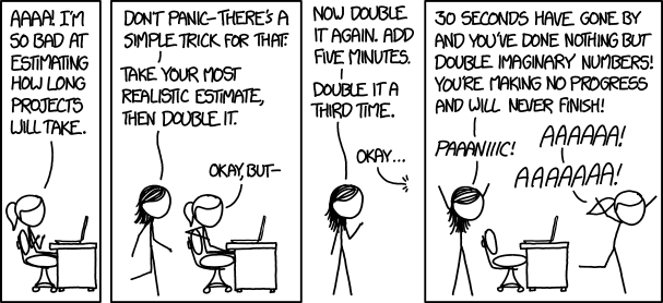 XKCD estimating time