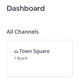 Boards Dashboard