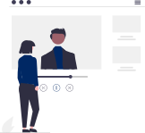 Illustration of a Youtube tutorial by UnDraw