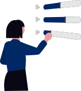illustration of a person adjusting settings on a screen by undraw