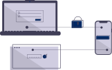 an illustration on two factor authentication by undraw